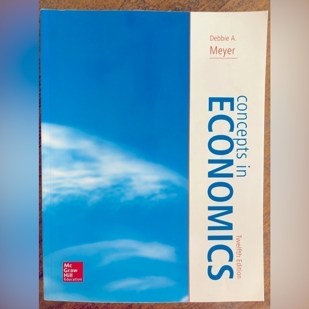 Concepts in Economics 12th Edition Used Meyer McGraw-Hill Paperback